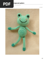 funny Croc Frog Amigurumi Pattern Free