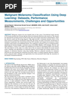 3.. Malignant Melanoma Classification Using Deep Learning Datasets, Performance Measurements, Challenges and Opportunities