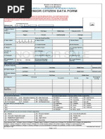 Senior Citizen Data Form