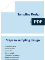 Sampling Design