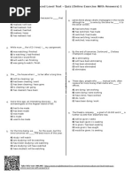 323 - Mixed Tenses Advanced Level Test Quiz Online Exercise With Answers 1