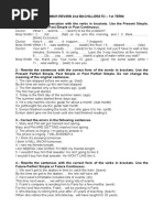 Verbal Tenses Review 1st Term ANSWER KEY