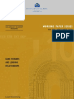 Working Paper Series: Bank Mergers and Lending Relationships