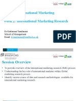 Lecture 2 - Global Marketing Research