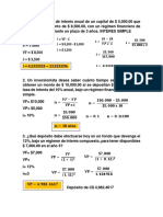 Ejercicios Prácticos Herramientas Financieras para Proyectos de Inversión