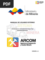 Ma Ue SGM 011 Informe Anual de Exploración Inicial para Minerales Metálicos