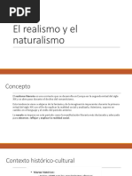 El Realismo y El Naturalimo