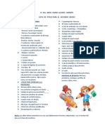 LISTA DE ÃšTILES 2Â° GRADO 2022