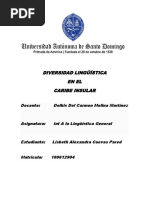 Diversidad Lingüística en El Caribe Insular