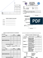 School Form 9 For SHS