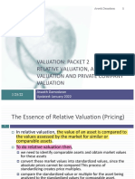 Relative Valuation