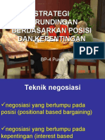 11 Strategi Perundingan Berdasarkan Posisi Dan Kepentingan