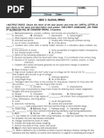 Health 9 2nd Quiz 2 Illegal Drugs