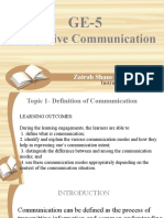 Purposive Communication