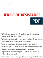 Herbicide Resistance Plants