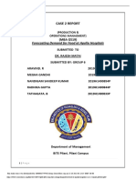 Forecasting Demand For Food at Apollo Hospitals Case 2 Report PDF Free PDF