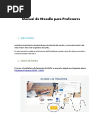 Manual de Moodle para Profesores