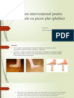 Program Interventional Pentru Persoanele Ce Sufera de Picior