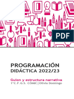 Programación Guión y Estructura Narrativa 1º Cómic OliviaDomingoDEF