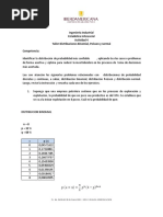 Actividad 4. Distribuciones Binomial J Poisson y Normal