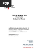 VW2100 Vibrating Wire Piezometer - Instruction Manual