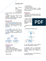 Pharmacology Pathway of Pain