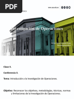 Clase 3 - Introducción A La Investigación de Operaciones