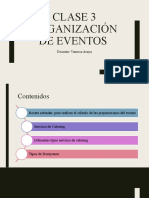 Clase 3 Organización de Eventos