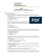 Activity - Risk Assessment Part II - Understanding The Entity & Its Environment