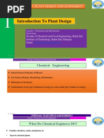 Plant Design and Economics Lect 1