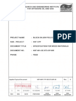 KNT 001 GE ST3 SP 005 - 0 - Specification For Wood Materials