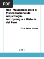 Una Malacoteca para El Museo Nacional de Arqueología, Antropología e Historia Del Perú