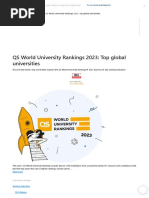 QS World University Rankings 2023 - Top Global Universities - Top Universities