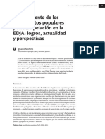 El Movimiento de Los Bachilleratos Populares y Su Interpelación A La EDJA Por Ignacio Moñino