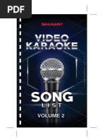 Sharp Songlist Volume Two