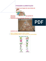 Atividades Alimentação