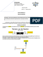 GUIA EXPLICATIVA. (3era Ley de Newton) GUIA DE TRABAJO