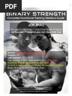 Jon Zhao Binary Strength Full Body Functional Training