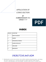 Application of Conic Section