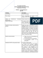 Quantitative Critical Appraisal