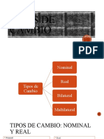 Tipos de Cambio 