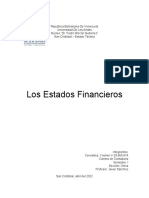 Los Estados Financieros