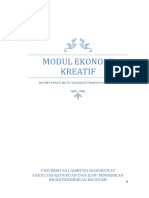 Modul Ekonomi Kreatif