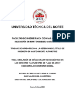 Simulación de Señales para Un Diagnóstico en Sensores y Actuadores