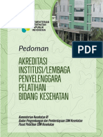 Pedoman Akreditasi Institusi Lembaga Penyelenggara Pelatihan Bidang Kesehatan 2021