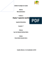 Reporte Practica 1 Microcontroladores