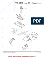 Siruba C007J Attachment Parts List