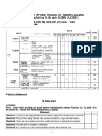 TIẾNG ANH 10 - ĐỀ CƯƠNG KTGK1 (22-23)