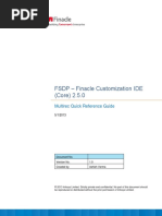 FCIDE (Core) Multirec Quick Reference