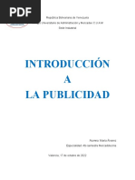 Taller Introducción A La Publicidad